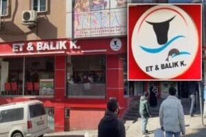 İstanbul Sultangazi'de bulunan 'Et ve Balık K.' isimli kasabın tabela