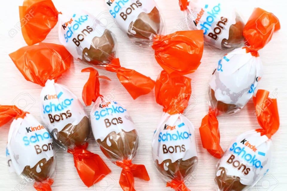 Tarım ve Orman Bakanlığı, Kinder markalı Schoko Bons &uuml;r&uuml;n&uuml;n&uuml;n iki