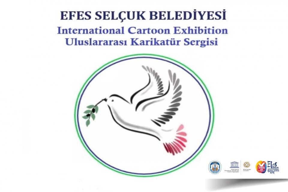1 Eyl&uuml;l D&uuml;nya Barış G&uuml;n&uuml;&rsquo;nde,&nbsp;barışı anlatan karikat&uuml;rler Efes Sel&ccedil;uk&rsquo;ta buluşacak.