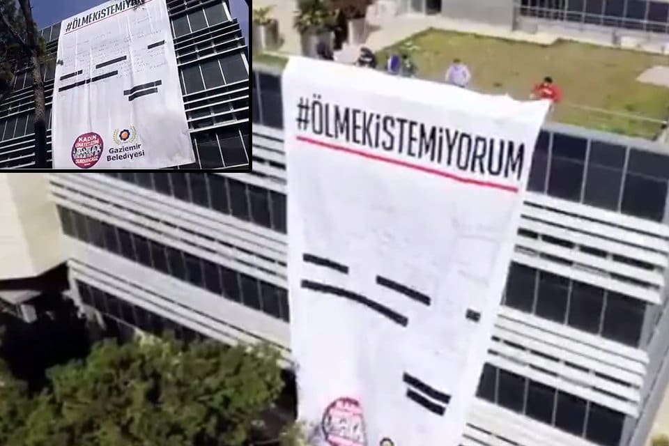 Gaziemir Belediye Başkanı Halil Arda, Kadın Cinayetlerini Durduracağız Platformu'nun hazırladığı