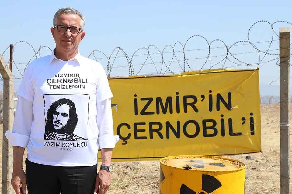 &ldquo;İzmir&rsquo;in &Ccedil;ernobil&rsquo;i&rdquo; olarak bilinen Gaziemir Emrez Mahallesi&rsquo;ndeki 70 d&ouml;n&uuml;ml&uuml;k kurşun