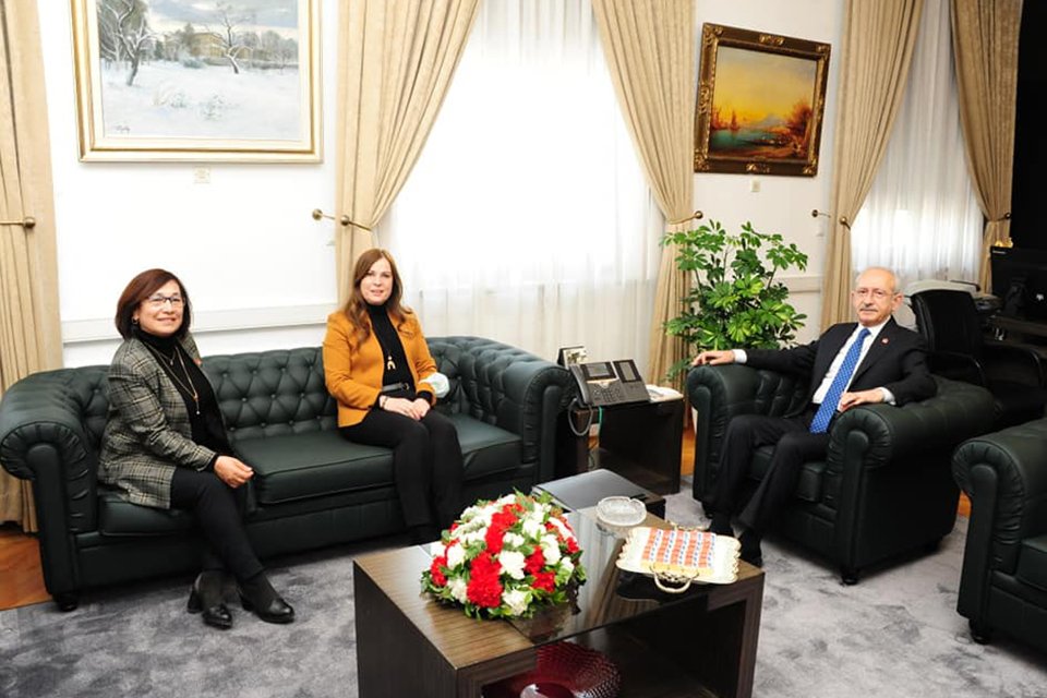 Balçova Belediye Başkanı Fatma Çalkaya ve CHP Balçova İlçe Başkanı