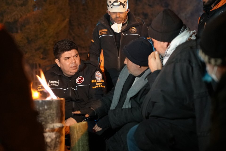 Buca Belediye Başkanı Erhan Kılı&ccedil;, Adıyaman'da &ccedil;alışmalarına devam eden BUCAKUT