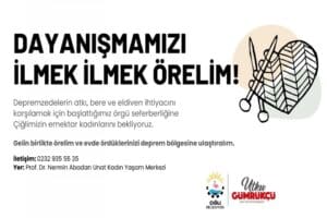 &Ccedil;iğli Belediyesi&rsquo;nden depremzedeler i&ccedil;in yeni bir kampanya geldi. Başkan Utku