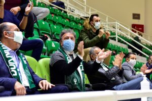 Türkiye Basketbol Ligi’nde mücadele eden Bornova Belediyespor erteleme maçında zorlu