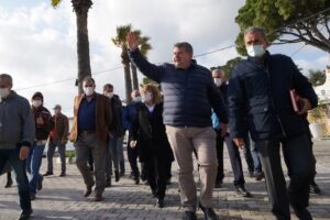 Yaz aylarında binlerce turisti ağırlayan Ilıca’da mesai yaparak, yerinde incelemelerde