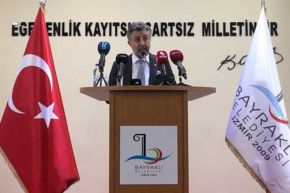 Bayraklı Belediye Başkanı Serdar Sandal 30 Ekim&rsquo;de meydana gelen İzmir