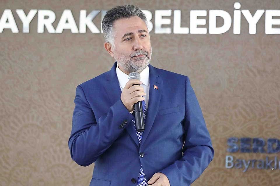 Bayraklı Belediye Başkanı Serdar Sandal, "Cami ve Din G&ouml;revlileri Haftası"