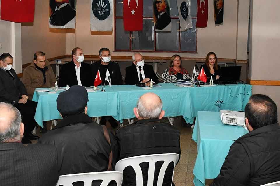 Başkan Selvitopu, Şehitler ve Metin Oktay Mahallerine ilişkin bilgilendirme toplantısında