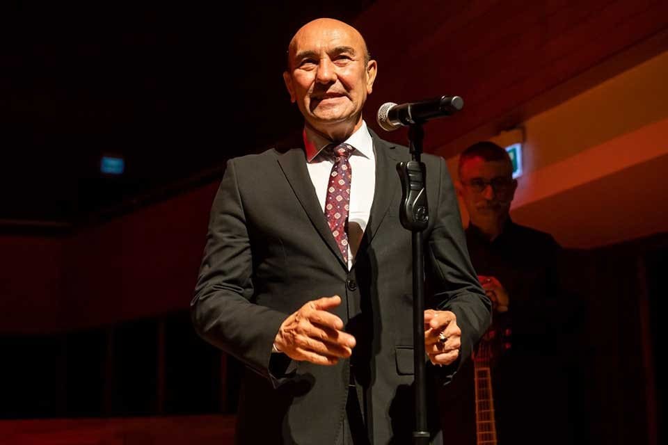 İzmir B&uuml;y&uuml;kşehir Belediye Başkanı Tun&ccedil; Soyer, Ahmed Adnan Saygun Sanat