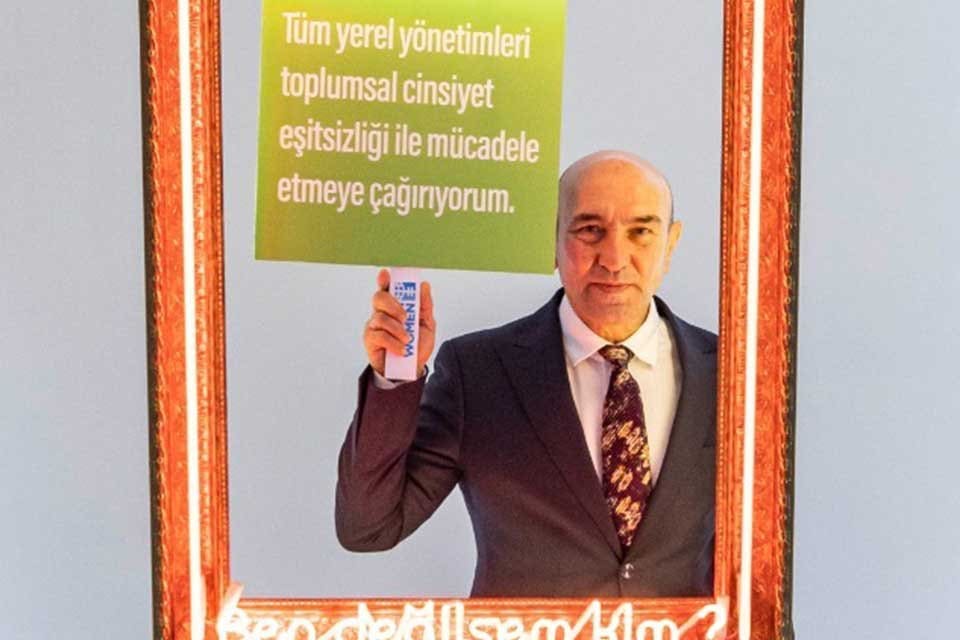 İzmir B&uuml;y&uuml;kşehir Belediye Başkanı Tun&ccedil; Soyer, Birleşmiş Milletler Kadın Birimi