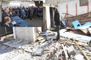 Bergama'da belediye tarafından eski stadyum alanında yapılmak istenen ve yargıya