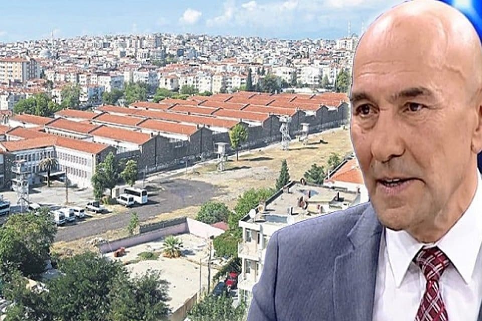 Buca Cezaevi&rsquo;nin yıkımı tamamlanırken,&nbsp; İzmir B&uuml;y&uuml;kşehir Belediye Başkanı Tun&ccedil; Soyer&rsquo;den