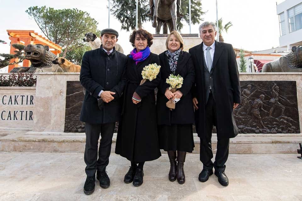 İzmir B&uuml;y&uuml;kşehir Belediyesi ve G&uuml;zelbah&ccedil;e Belediyesi işbirliğiyle yenilenen "Atat&uuml;rk Mahallesi