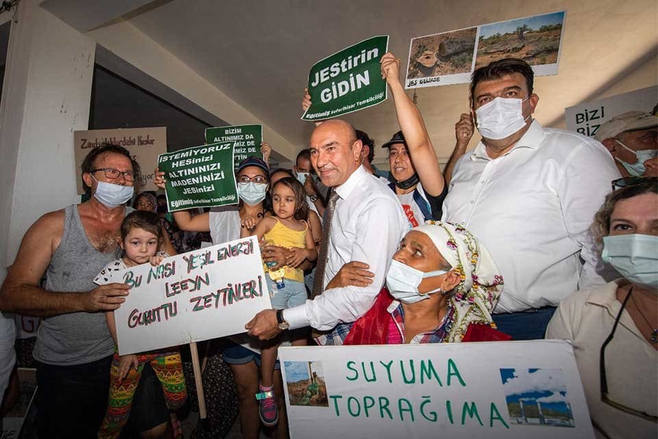 Seferihisar&rsquo;a bağlı Yeni Orhanlı&rsquo;da kurulması planlanan JES, GES, RES enerji