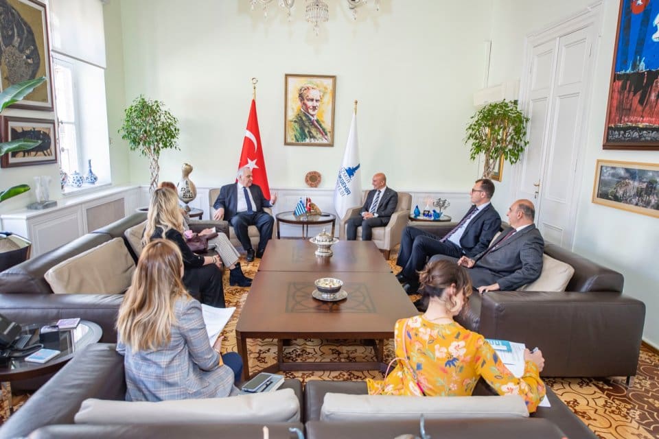Yunanistan&rsquo;ın Ankara B&uuml;y&uuml;kel&ccedil;isi Christodoulos J. Lazaris ve İzmir Başkonsolosu Despoina