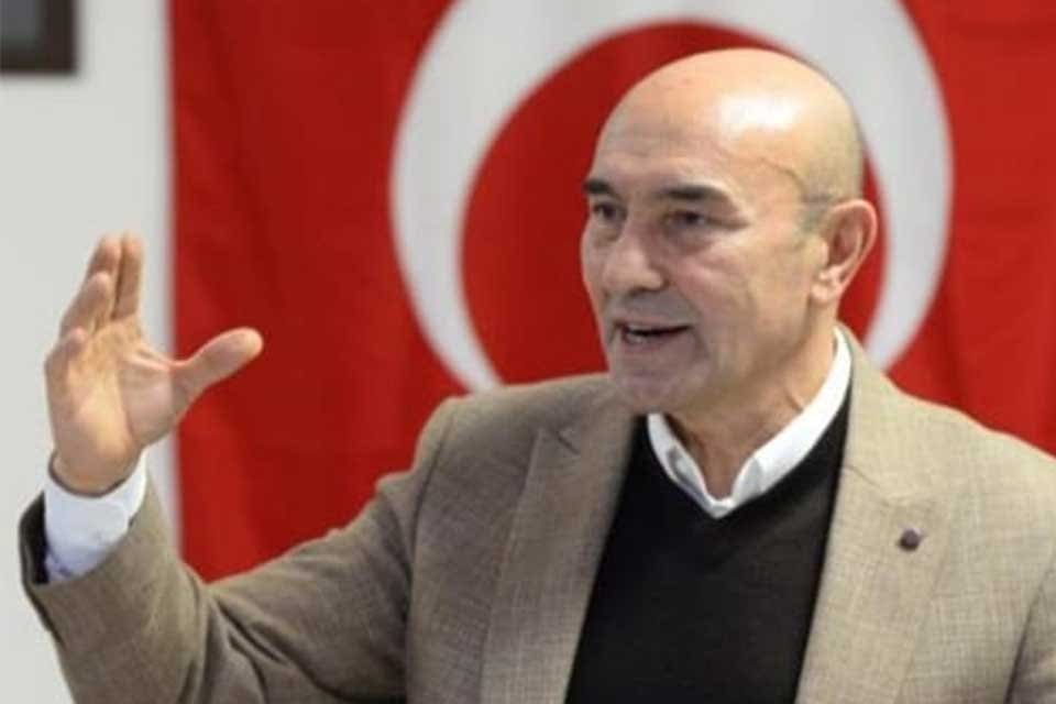 İzmir B&uuml;y&uuml;kşehir Belediye Başkanı Tun&ccedil; Soyer m&uuml;badelenin 99. yıld&ouml;n&uuml;m&uuml; nedeniyle