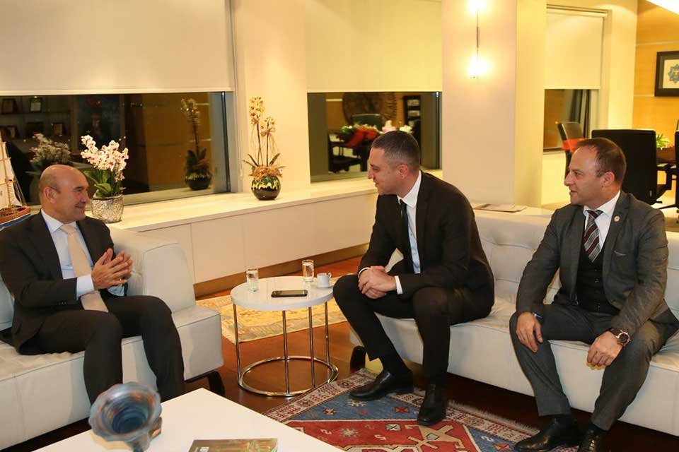 İzmir B&uuml;y&uuml;kşehir Belediye Başkanı Tun&ccedil; Soyer, Ankara temasları kapsamında TBB