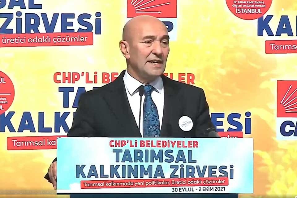 Başkan Soyer, İstanbul&rsquo;da d&uuml;zenlenen Tarımsal Kalkınma Zirvesi&rsquo;nde &lsquo;Başka Bir Tarım