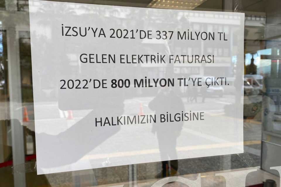 Başkan Soyer, İZSU'ya gelen faturayı paylaştı. Bir yılda ki değişime