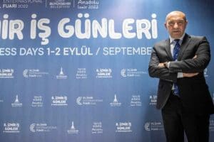 İzmir B&uuml;y&uuml;kşehir Belediye Başkanı Tun&ccedil; Soyer, İzmir Enternasyonal Fuarı kapsamında