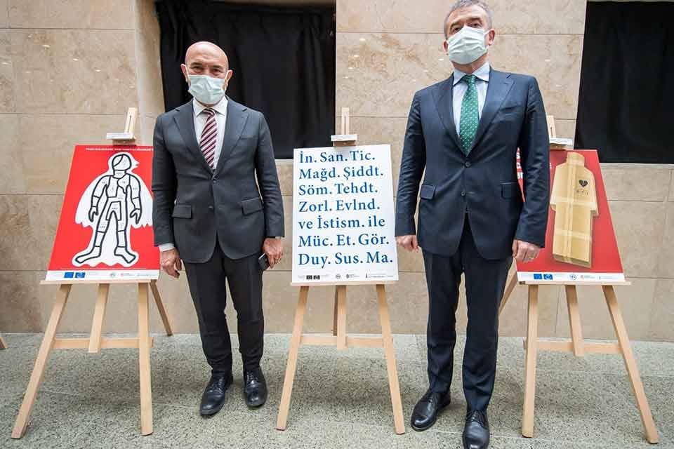 İzmir B&uuml;y&uuml;kşehir Belediye Başkanı Tun&ccedil; Soyer, &ldquo;İnsan Ticareti ile M&uuml;cadele