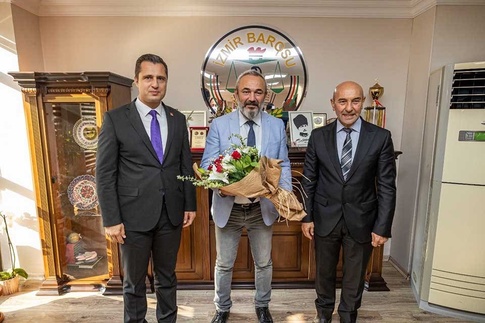 İzmir B&uuml;y&uuml;kşehir Belediye Başkanı Tun&ccedil; Soyer, CHP İzmir İl Başkanı