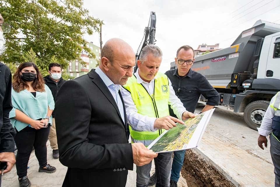İzmir B&uuml;y&uuml;kşehir Belediye Başkanı Tun&ccedil; Soyer, Seferihisar'da İZSU Genel M&uuml;d&uuml;rl&uuml;ğ&uuml;