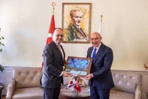 İzmir B&uuml;y&uuml;kşehir Belediye Başkanı Tun&ccedil; Soyer, Kosta Rika&rsquo;nın Ankara B&uuml;y&uuml;kel&ccedil;isi