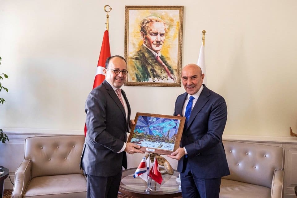 İzmir B&uuml;y&uuml;kşehir Belediye Başkanı Tun&ccedil; Soyer, Kosta Rika&rsquo;nın Ankara B&uuml;y&uuml;kel&ccedil;isi