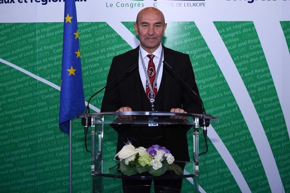 İzmir B&uuml;y&uuml;kşehir Belediye Başkanı Tun&ccedil; Soyer, Avrupa Konseyi Yerel ve