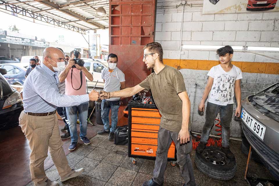 İzmir Büyükşehir Belediye Başkanı Tunç Soyer’in hafta sonu mesaisinin ilk