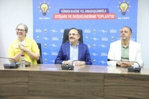 AK Parti İzmir İl Başkanı Kerem Ali S&uuml;rekli&rsquo;nin g&ouml;reve gelmesinin