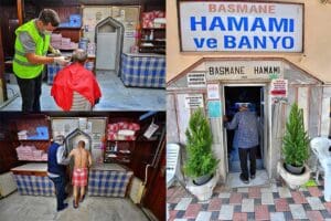 İzmir B&uuml;y&uuml;kşehir Belediyesi s&uuml;rd&uuml;rd&uuml;ğ&uuml; ge&ccedil;ici barınma hizmetinin yanı sıra kentteki