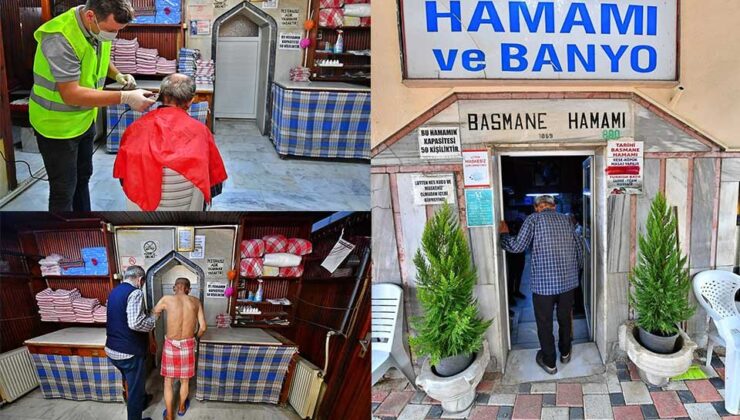 Basmane Hamamı'nın kapıları evsizlere açıldı