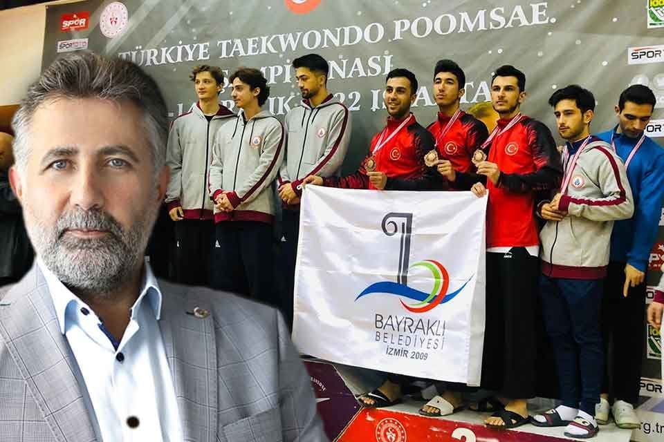 Sporun bir&ccedil;ok branşında elde ettiği derecelerle başarılarını b&uuml;y&uuml;ten Bayraklı Belediyesi,
