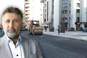 Bayraklı Belediyesi tarafından s&uuml;rd&uuml;r&uuml;len yol yenileme seferberliği kapsamında il&ccedil;enin bozulan