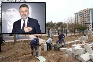 Bayraklı&rsquo;nın parklarını modernize eden Bayraklı Belediyesi, Soğukkuyu&rsquo;daki K&ouml;y Enstit&uuml;leri Parkı&rsquo;nda