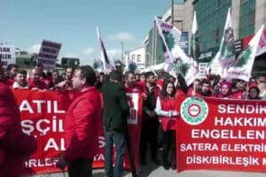 Cengiz ve Kolin'in ortaklığı ile kurulan Satera Elektrik'te,&nbsp;DİSK&rsquo;e bağlı Birleşik