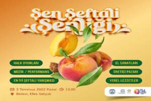 Efes Sel&ccedil;uk&rsquo;un bereketli topraklarında yetişen şeftali, Belevi Şen Şeftali Şenliği&rsquo;nde