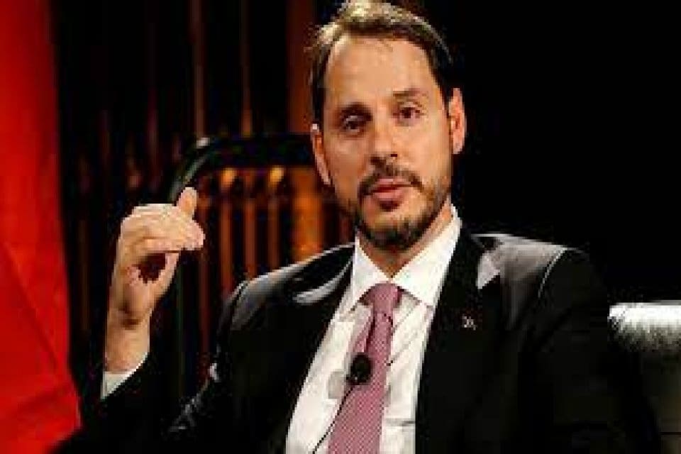 Eski Hazine ve Maliye Bakanı Berat Albayrak'ın, &Ccedil;amlıca Camisi'ndeki cuma