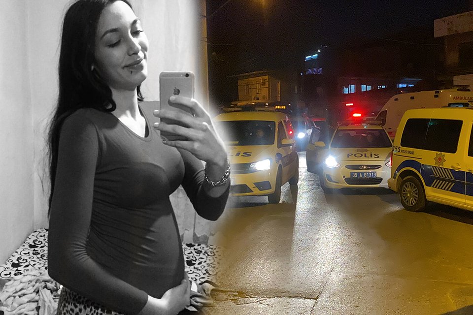 İzmir'in'in Konak ilçesinde, 5 aylık hamile Sezen Ünlü (17), 3