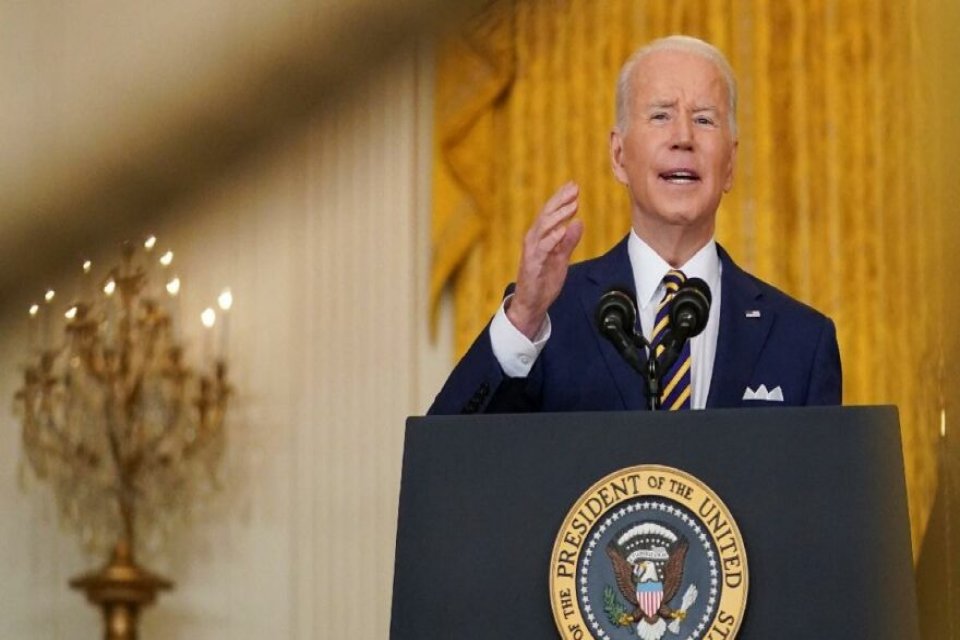 ABD Başkanı Joe Biden, Rusya'nın Ukrayna'ya gireceğini &ouml;ng&ouml;rd&uuml;klerini s&ouml;yleyerek uluslararası