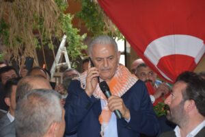 AK Parti Genel Başkanvekili Binali Yıldırım, İzmir’in Menderes ilçesi Küner