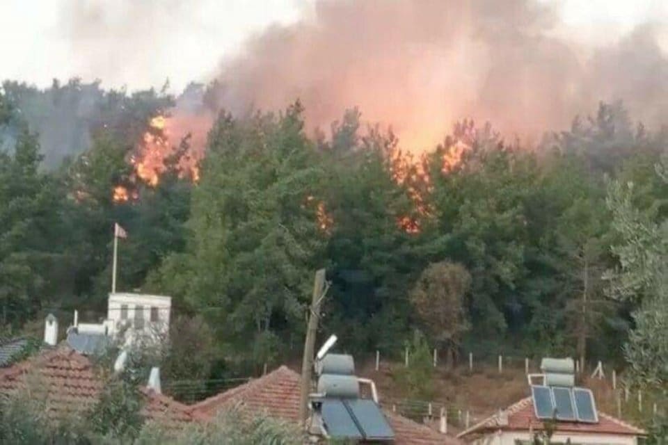 Muğla'nın Ula il&ccedil;esinde, 1 hektar ormanın k&uuml;l olduğu yangınla ilgili