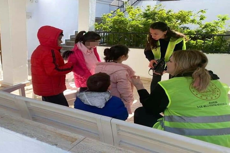 Kahramanmaraş merkezli depremlerin ardından Muğla'nın Bodrum il&ccedil;esindeki otellere yerleştirilen depremzede