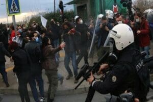 Boğazi&ccedil;i &Uuml;niversitesi'nde ge&ccedil;en yıl rekt&ouml;r atanmasına karşı protesto eylemi yaptıkları