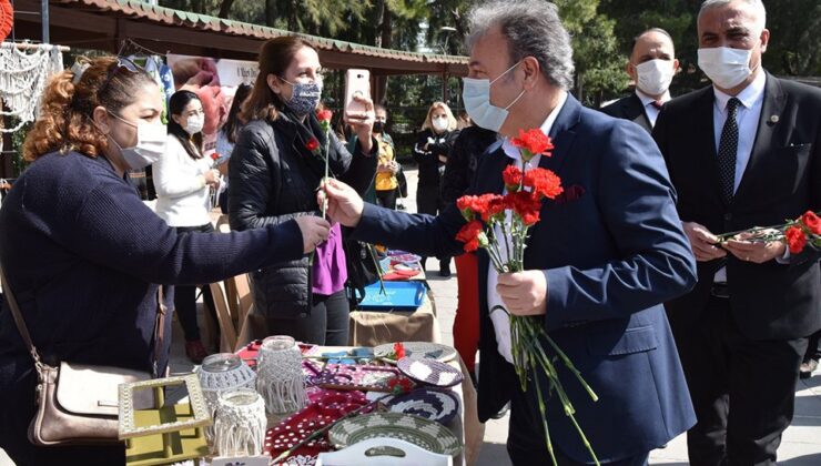 Bornova'da 8 Mart’a özel 'Kadın Emeği Pazarı'