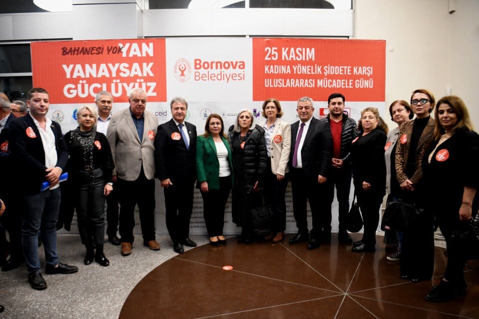 Bornova Belediyesi 25 Kasım Uluslararası Kadına Y&ouml;nelik Şiddetle M&uuml;cadele G&uuml;n&uuml;&rsquo;nde;
