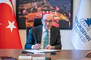 İzmir B&uuml;y&uuml;kşehir Belediye Başkanı Tun&ccedil; Soyer, Buğday Ekolojik Yaşamı Destekleme